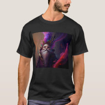 ノームのウォーロック ファンタジーTシャツ | D&D ゲーマー アート