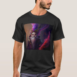 ノームのウォーロック ファンタジーTシャツ | D&D ゲーマー アート Tシャツ