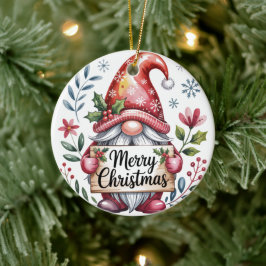 ノームのクリスマスの祝福 メリークリスマス オーナメント