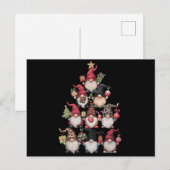 ノームのクリスマスツリー 楽しいクリスマスの休日 シーズンポストカード (正面/裏面)
