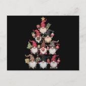 ノームのクリスマスツリー 楽しいクリスマスの休日 シーズンポストカード (正面)