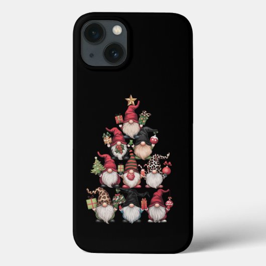 ノームのクリスマスツリー 楽しいクリスマスの休日 Case-Mate iPhoneケース (裏面)
