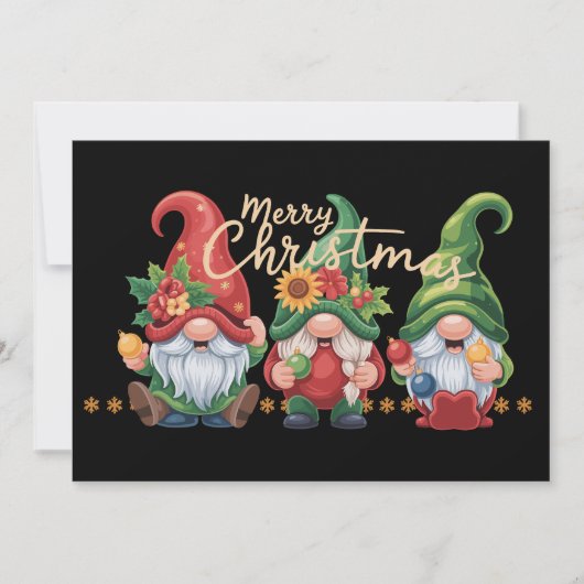 ノームのクリスマス ノーム メリークリスマス Xmas シーズンカード (正面)