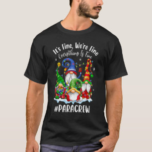 ノームのクリスマス・ライト 私は大丈夫です 全ては順調 Tシャツ