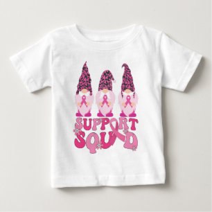 ノームのサポート隊 乳がん啓発 ベビーTシャツ
