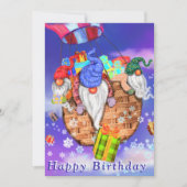 ノームのプレゼント 誕生日カード (正面)