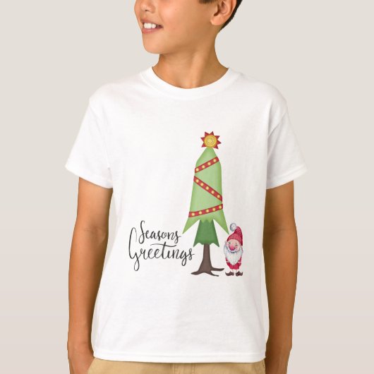ノームの季節の挨拶 Tシャツ (正面)