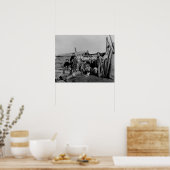 ノームの狩りパルミガンの後のクロンディケの男性 ポスター (キッチン)