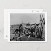 ノームの狩りパルミガンの後のクロンディケの男性 ポストカード (正面/裏面)