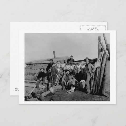 ノームの狩りパルミガンの後のクロンディケの男性 ポストカード (正面/裏面)