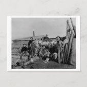 ノームの狩りパルミガンの後のクロンディケの男性 ポストカード (正面)