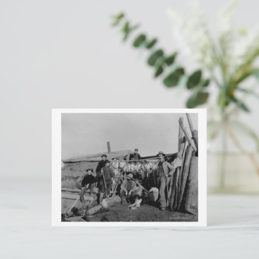 ノームの狩りパルミガンの後のクロンディケの男性 ポストカード (スタンド正面)