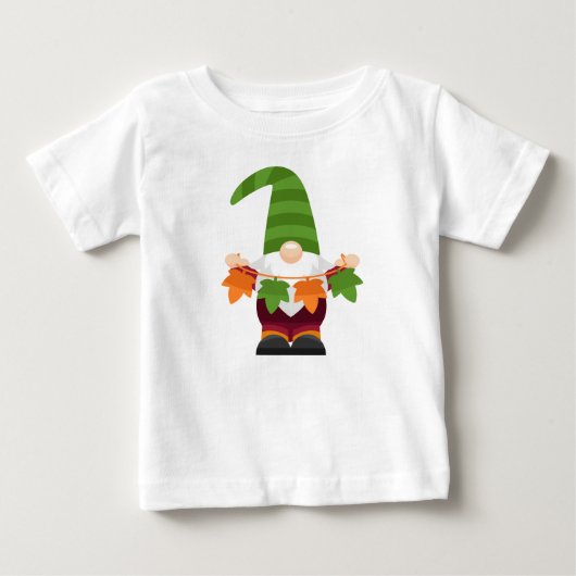 ノームの秋のウェア ベビーTシャツ (正面)