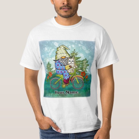 ノームの自転車乗り Tシャツ (正面)