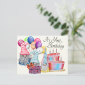 ノームの誕生日 ポストカード (スタンド正面)