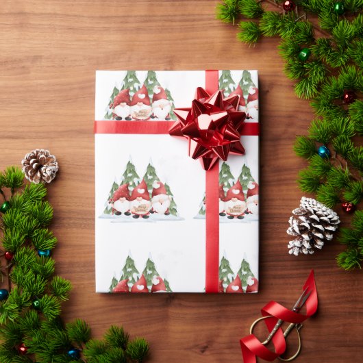 ノームの3人組 クリスマス ラッピングペーパー (クリスマスギフト)