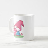 ノームはあなただけを愛する 名前入りパーソナライズ コーヒーマグカップ (正面左)