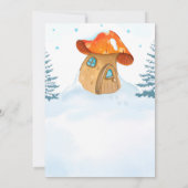 ノームクリスマスの招待状 クリスマスパーティーの招待 招待状 (裏面)