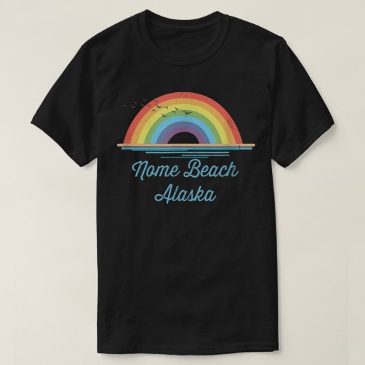 ノームビーチアラスカ記念物図  Tシャツ (デザイン正面)