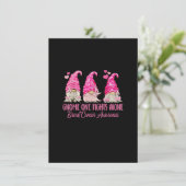 ノームワンファイトアローン乳がん啓発ピン 招待状 (スタンド正面)