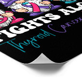 ノームワン孤独に闘う - クリスマス甲状腺がん ポスター (角)