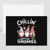 ノーム一家のクリスマス　私のノームたちと一緒にリラックスする シーズンカード (正面/裏面)