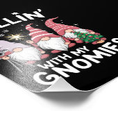 ノーム一家のクリスマス　私のノームたちと一緒にリラックスする フォトプリント            (角)