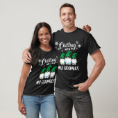 ノーム仲間とリラックス クリスマス 楽しいノーム スクエア Tシャツ (ユニセックス)