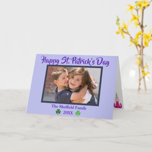 ノーム投げセントパトリックデー カード (黄色い花)