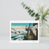 ノーム、アラスカ汽船コーウィン貨物船 ポストカード (スタンド正面)