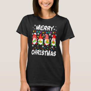 ノーム クリスマスパジャマ ガーデン メリークリスマス マッチング Tシャツ