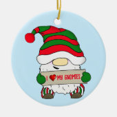 ノーム クリスマス セラミックオーナメント (正面)