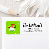 ノーム クリスマス 返信先住所ラベル ラベル (インサイチュ)