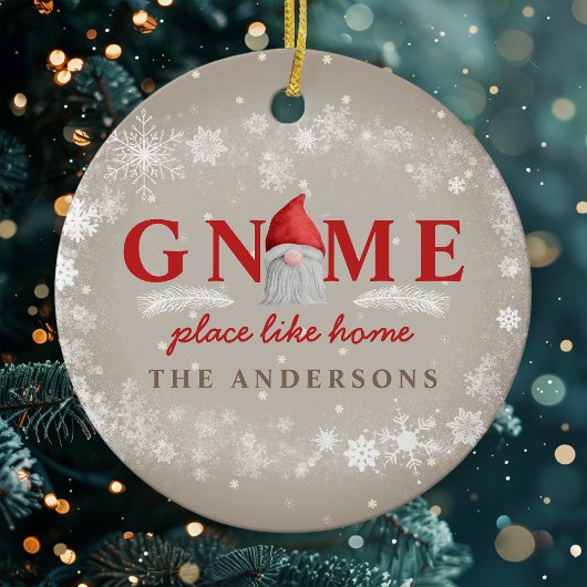 ノーム プレイス ライク ホーム クリスマス セラミックオーナメント