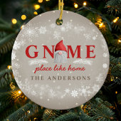 ノーム プレイス ライク ホーム クリスマス セラミックオーナメント