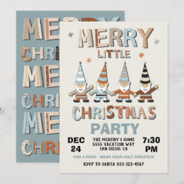ノーム メリー リトル クリスマス パーティー 招待状