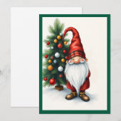 ノーム 面白い おしゃれな 気まぐれ ファンタジー 写真なし シーズンカード (正面/裏面)