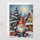 ノーム 面白い おしゃれ ファンシー ファンタジー 画像なし シーズンカード (正面/裏面)