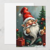 ノーム 面白い おしゃれ ファンシー 幻想的 画像なし シーズンカード (正面/裏面)