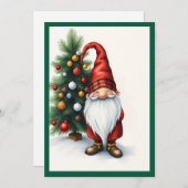 ノーム 面白い ファッショナブルな 気まぐれ ファンタジー 写真なし シーズンカード (正面/裏面)