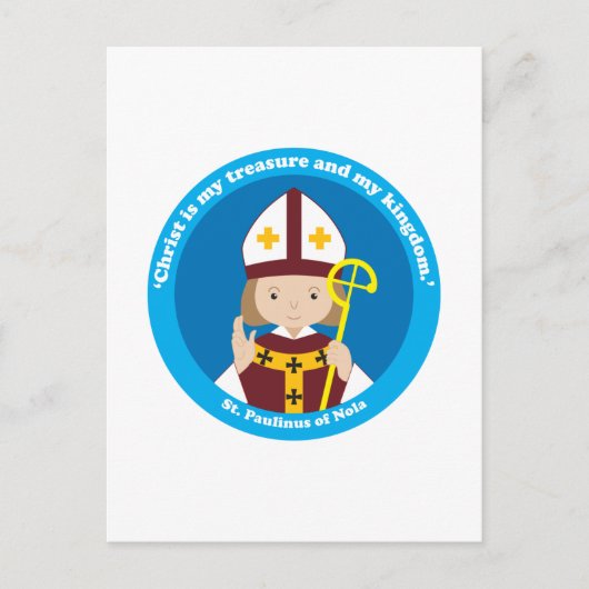 ノーラの聖パウリヌス ポストカード (正面)