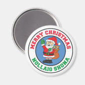 ノーライクショナメリークリスマスサンタアイリッシュマグネット マグネット (正面/裏面)