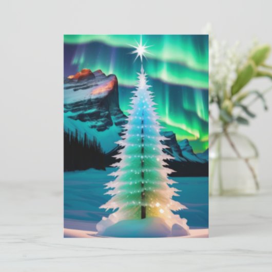 ノーライトはクリスマスツリーを点灯させる シーズンカード (スタンド正面)