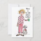 ノーライフウィーコーヒーオールドことわざグリーンスケッチ (正面)