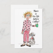 ノーライフウィーコーヒーオールドことわざグリーンスケッチ (正面/裏面)