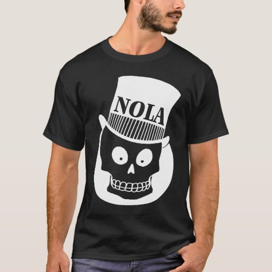 ノーラスカルイントップハット Tシャツ (正面)