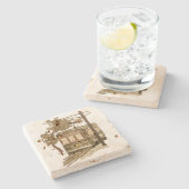 ノーラストリートカーコースター ストーンコースター (横)