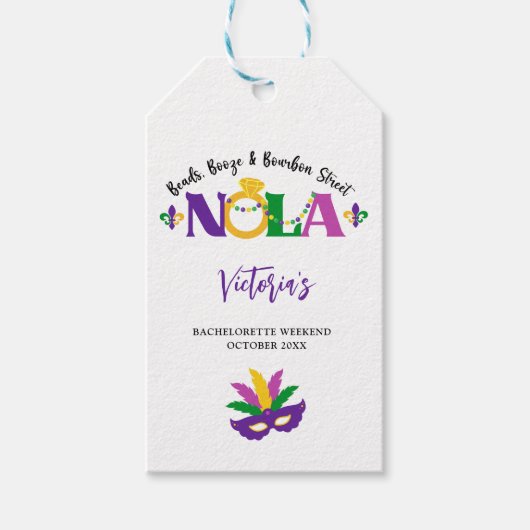 ノーラバチェロレッテ週末 ギフトタグ (正面)