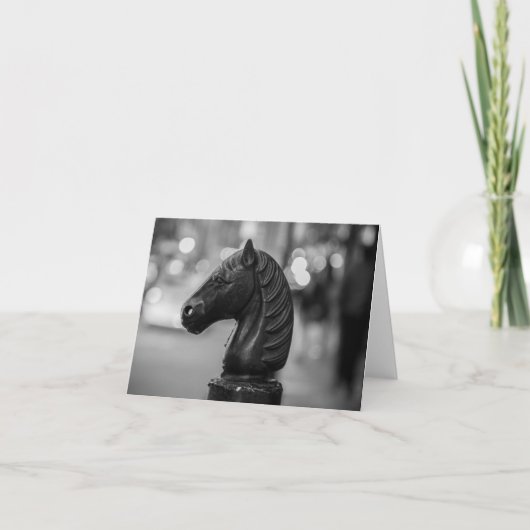 ノーラヒッチングポスト空白の – 折り畳みカード カード (正面)