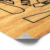 ノーラフードニューオーリンズの近隣地域の地図 ポスター (角)